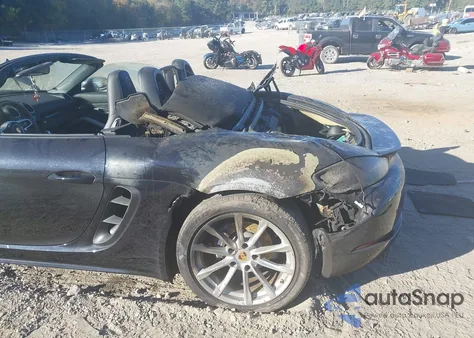 2018 Porsche 718 Boxster from USA, damaged, VIN WP0CA2A81JS211207